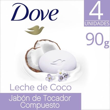 Dove Delicious Care Soap 90G - Pack Of 4