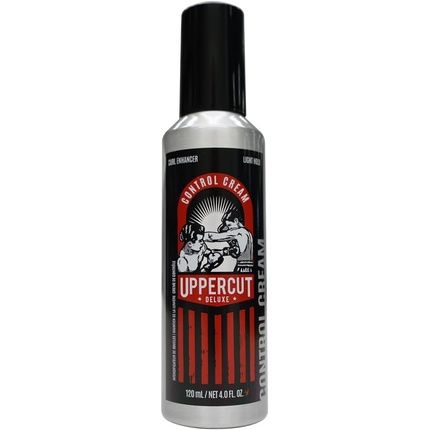 Uppercut Deluxe Control Cream Mens Hair Cream With Medium Hold For Frizz And Curl Control Conditioning Hair Cream With A Natural Finish 120Ml