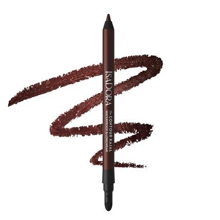 Isadora Perfect Contour Kajal Black Eyeliner Pencil For Smokey Eyes Bronze Brown