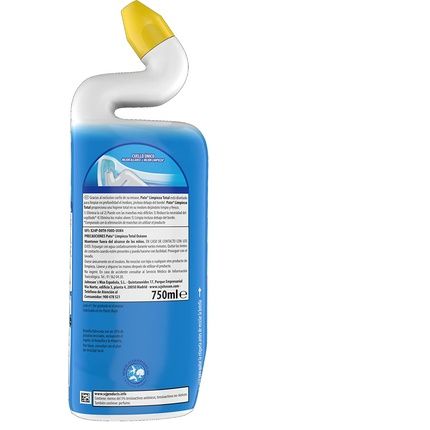 Duck Ocean Fragrance, Stain Remover Cleaner For Toilet, 750 Ml 1 Unidad Ocean