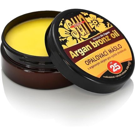Sun Argan Bronze Oil Spf 25 Suntan Butter With Organic Argan Oil 200Ml - Image 3