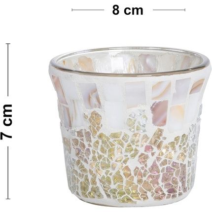 Yankee Candle Gold And Pearl Votive Holder