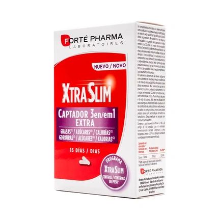 Xtraslim Captador 3 In 1 60 Capsules