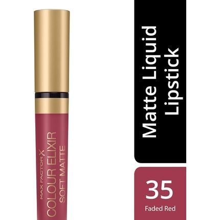 Max Factor Colour Elixir Soft Matte 035 Faded Red 4Ml - Image 3