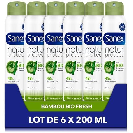 Sanex Natur Protect Fresh Deodorant 48-Hour Effectiveness Organic Spray 200Ml