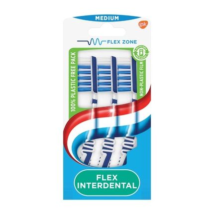 Aquafresh Flex Interdental Medium Toothbrush