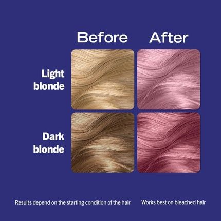 Schwarzkopf Live Lightener + Twist Permanent Pink Hair Dye Mauve Kiss 105