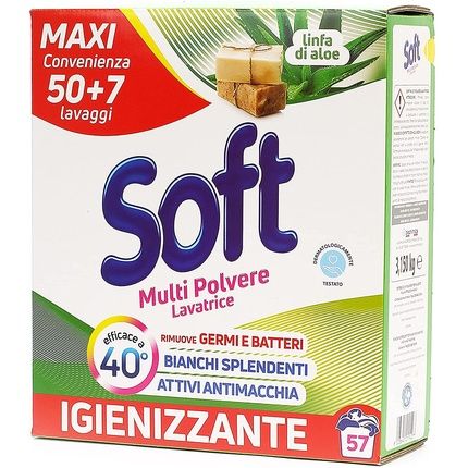 Soft Multi-Powder Detergent Case With Aloe Lifa, 52 Washes - 3150 G