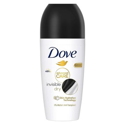 Dove Advanced Care Anti-Perspirant Deodorant Roll-On Invisible Dry 48H Protection Against Body Odor And Underarm Wetness 50Ml