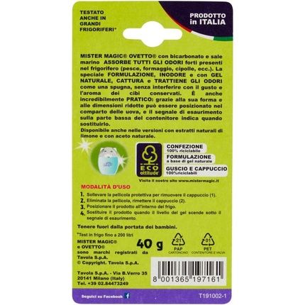 Mister Magic Refrigerator Baby Seat With Bicarbonate And Sea Salt - Lasts Up To 3 Months