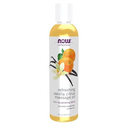 Now Vanilla Citrus Massage Oil 237Ml