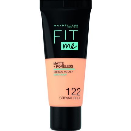 Maybelline Fit Me Matte Poreless Foundation 122 Creamy Beige