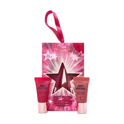 Revolution Juicy Peptide Mini Lip Balm Gift Set Limited Edition