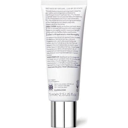 Elemis Herbal Lavender Repair Mask Soothing Clay Mask 75Ml - Image 3