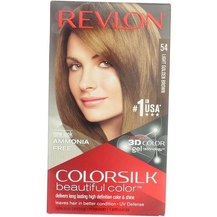 Revlon Colorsilk Hair Color 54 Light Golden Brown 1 Each