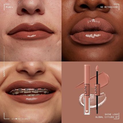 Nyx Professional Makeup High Pigment Long Lasting Lip Gloss 07 Global Citizen - Image 3