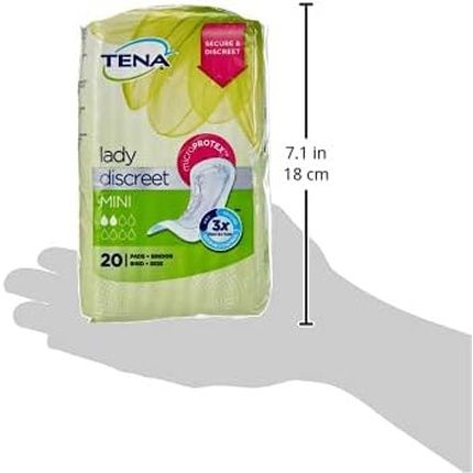 Tena Lady Discreet Mini 20 Pads - Image 3