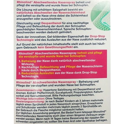 Tetesept Rhinolind Decongestant Nasal Spray 20Ml