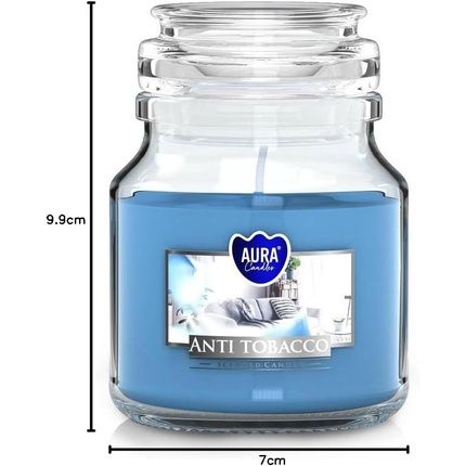 Scented Candles In Glass Jar With Small Lid - Anti-Smoke