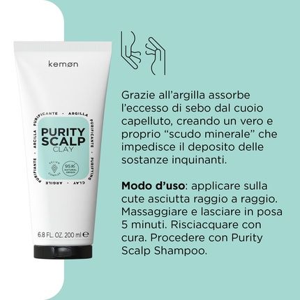 Kemon Purity Scalp Clay Clay-Based Purifying Treatment