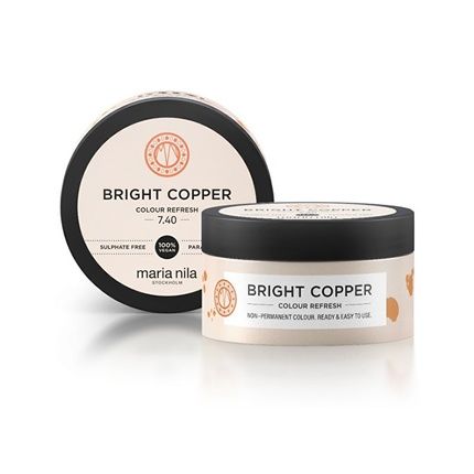 Maria Nila Bright Copper Colour Refresh Mask 100Ml Gentle Nourishing Mask Without Permanent Color Pigments - Image 3