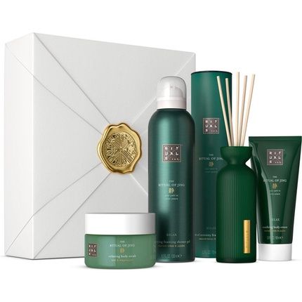 Rituals The Ritual Of Jing Gift Set For Women Medium With Sacred Lotus, Jujube & Chinese Mint - Relaxing And Soothing Properties