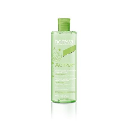 Noreva Actipur Micellar Cleansing Water - 400Ml For Sensitive Skin With Imperfections
