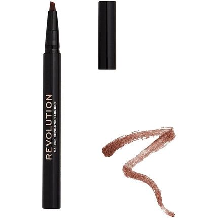 Makeup Revolution Bushy Brow Pen Dark Brown 0.5Ml