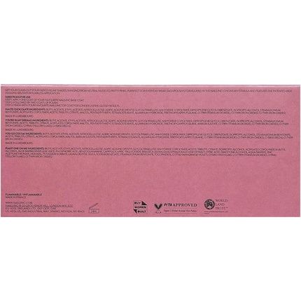 Nails Inc Purrfect Nails 4-Piece Nail Polish Set 14Ml - Pack Of 4