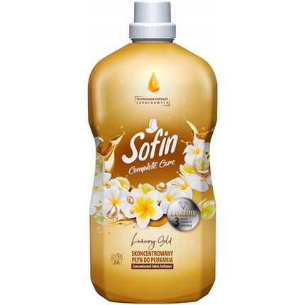 Sofin Complete Care Luxury Gold Concentrated Fabric Softener 1.4L - 56 Washes