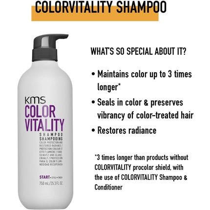 Kms Colour Vitality Shampoo 750Ml