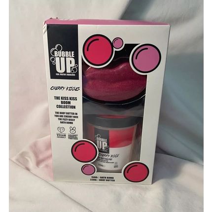 Bubble Up Cherry Kisses Gift Set