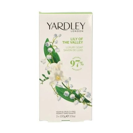 Yardley London Lily Of The Valley Soap Box 3 X 100G
