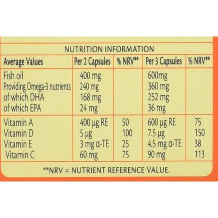 Haliborange Kids Omega3 Chewy Orange 90 Count 100 Grams - Image 3
