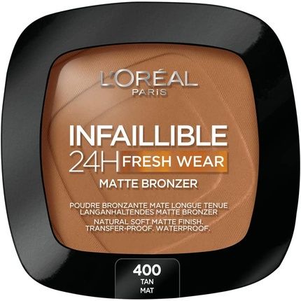 L'Oreal Infaillible 24H Fresh Wear Matte Bronzer Shade 400 Tan Dore