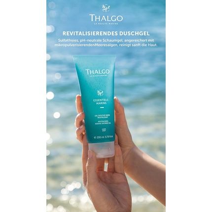 Thalgo Revitalizing Marine Essentials Shower Gel 200Ml Sulfate-Free And Ph Balanced