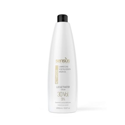 Stabilized Cream Peroxide Lux Activator By Sens.Us Special Stabilized Oxidizing Cream Enriched With Innovative Active Ingredients 1000Ml 30 Vol 9%
