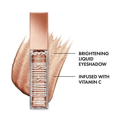 Nyx Professional Makeup Ultimate Glow Shots Liquid Eyeshadow With Vitamin C Golden Goji