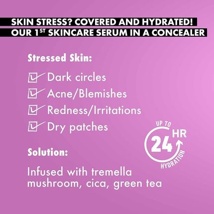 Nyx Professional Makeup Hydrating Concealer Serum No.10 Camel 9.6Ml