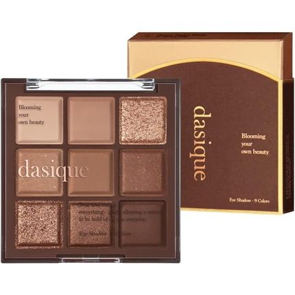 Dasique Shadow Palette No. 11 Chocolate Fudge Cruelty Free 9 Mixable Shades