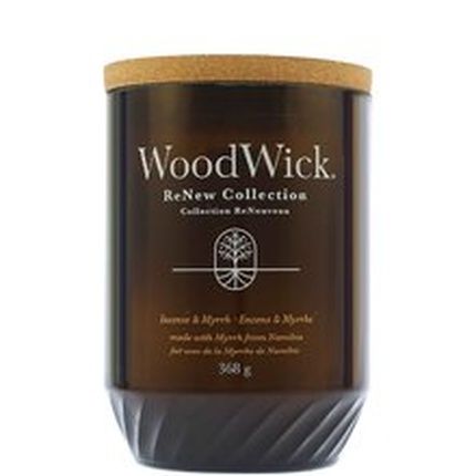 Woodwick Renew Incense Myrrh Candle Large Glass 368 G
