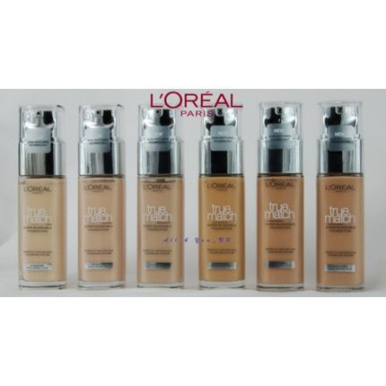 L'Oreal Paris True Match Liquid Foundation With Hyaluronic Acid 30Ml