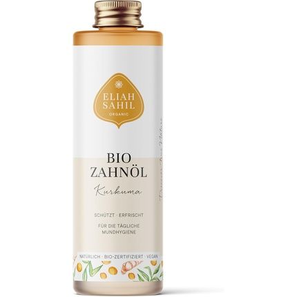 Eliah Sahil Organic Tooth & Mouth Oil With Turmeric 100Ml - Strengthens Gums & Promotes Oral Health