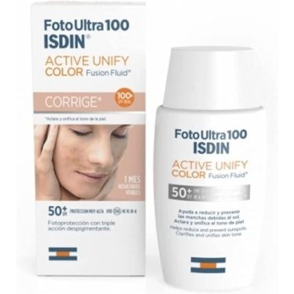 Isdin Fotoultra 100 Active Unify Color Depigmentant Spf50+ 50 Ml