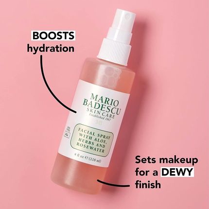 Mario Badescu Facial Spray With Aloe, Herbs And Rosewater 4Oz (118Ml) - Image 3
