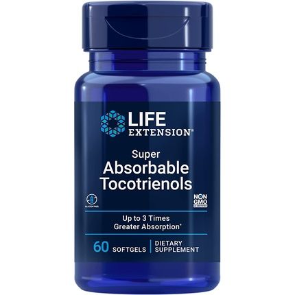 Life Extension Super Absorbable Tocotrienole Softgels 60 Count