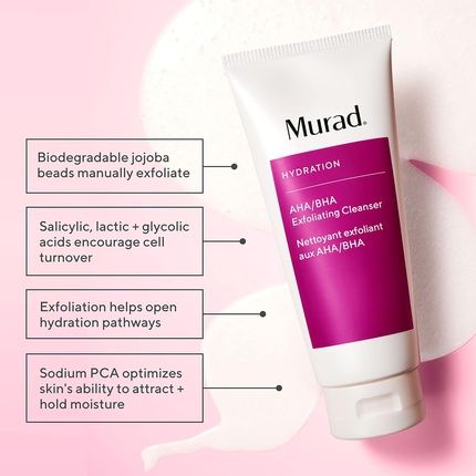 Murad Aha/Bha Exfoliating Cleanser For Hydration And Moisturizing