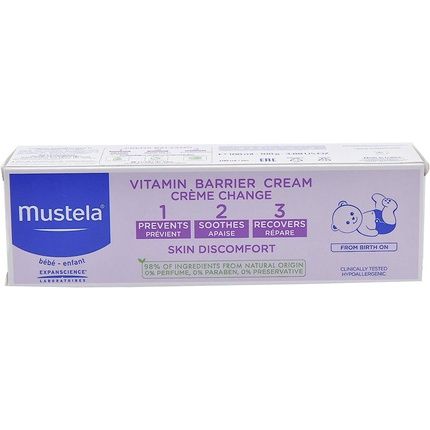 Mustela Vitamin Barrier 1 2 3 Cream 100Ml