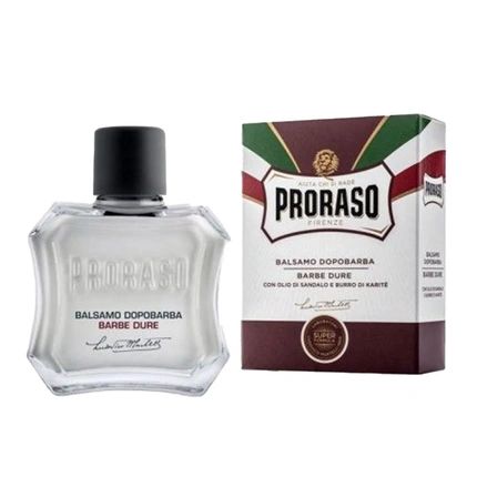 Proraso Red After Shave Balm Nourishing Aftershave Balm With Sandalwood 100 Ml