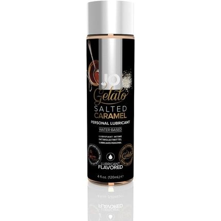 System Jo Water-Based Salted Caramel Gelato Lubricant 120Ml